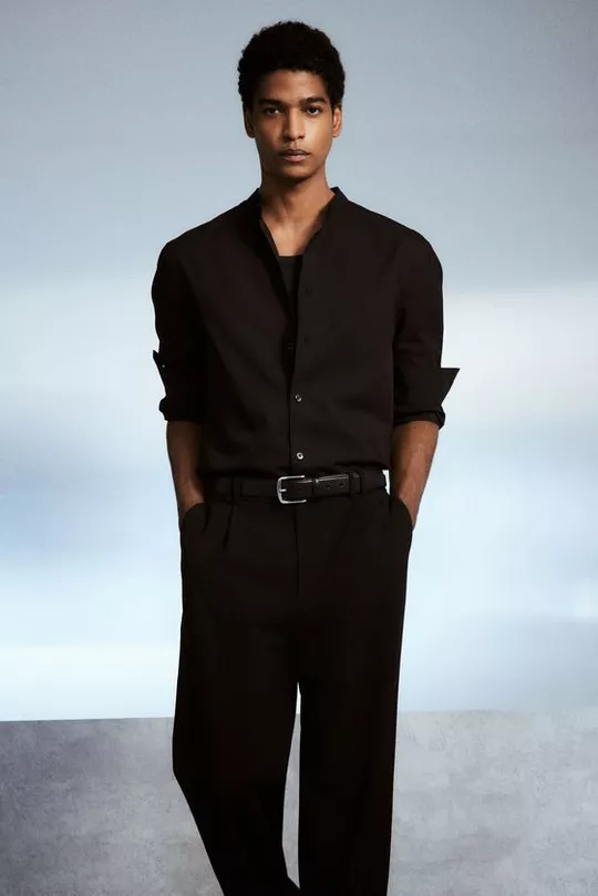 Camisa Negra Elegante